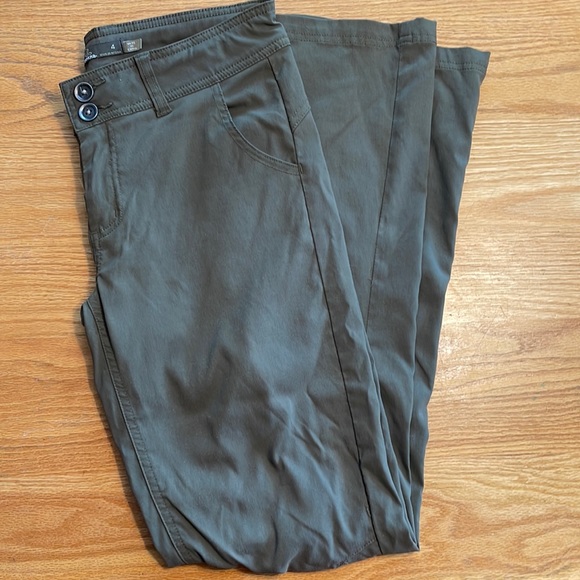 Prana hiking pants green size 4 - Picture 1 of 2
